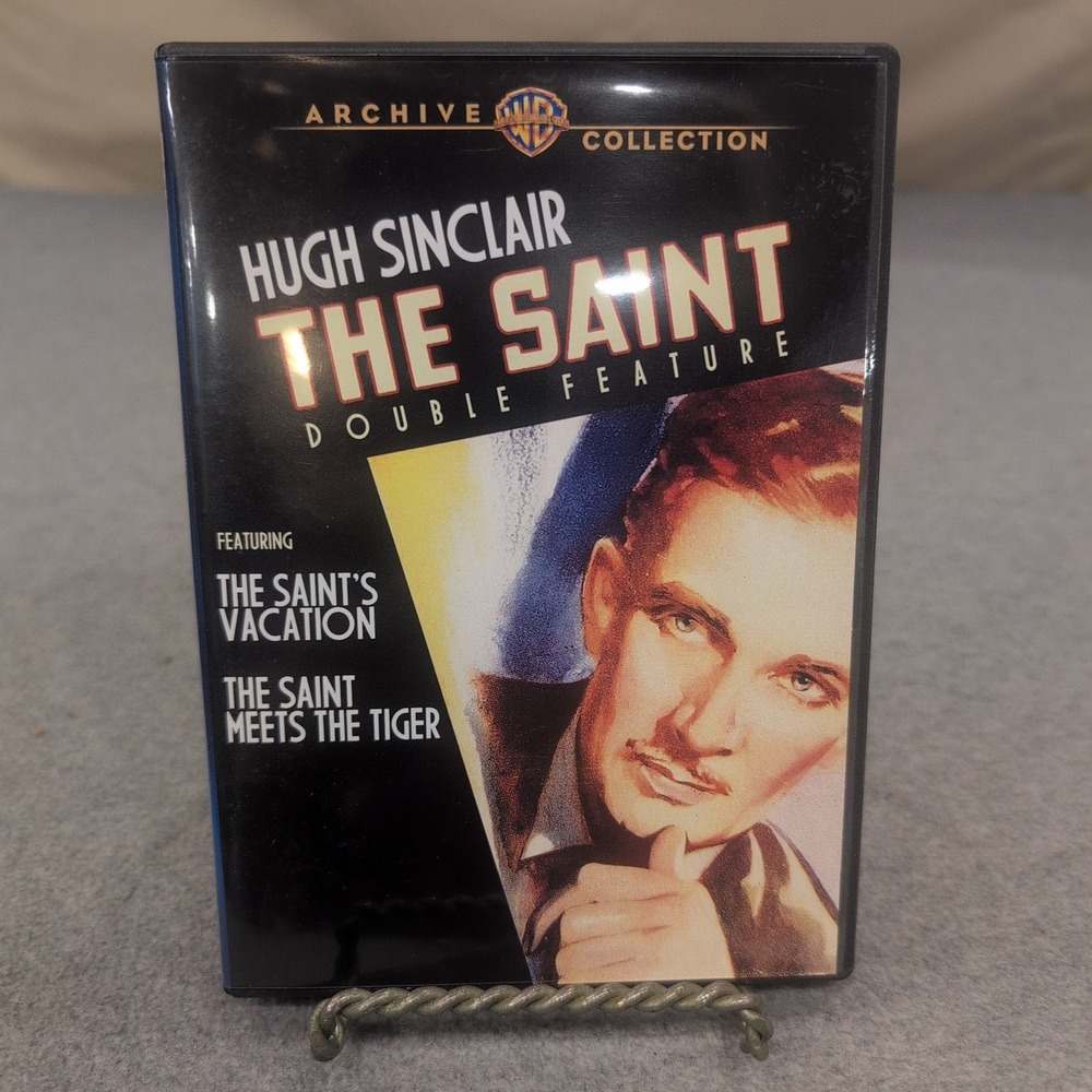 The Saint Double Feature DVD Warner Archive Hugh Sinclair Saints Vacation Tiger